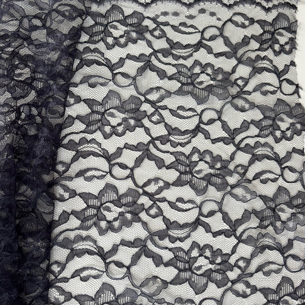 Elegant Black Lace Fabric